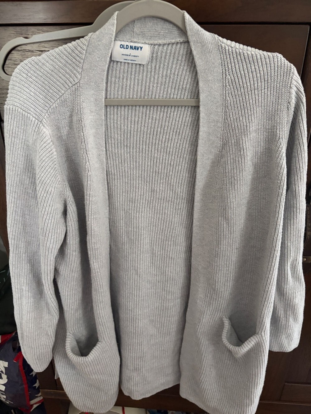 Old navy gray long  sweater